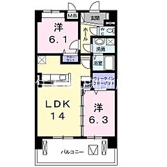 物件の間取り