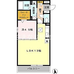 サクセス3 1LDKの間取図画像