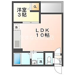 Jack horen1 1LDKの間取図画像