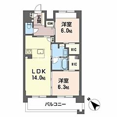 物件の間取り