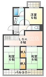 キャメロンハイライト 3LDKの間取図画像