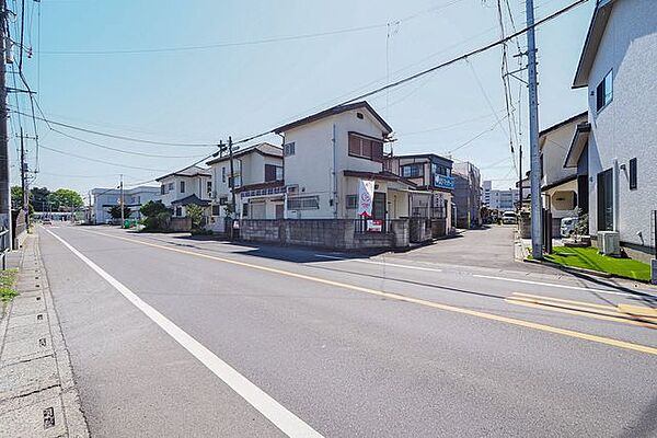 前面道路を含む現地外観
