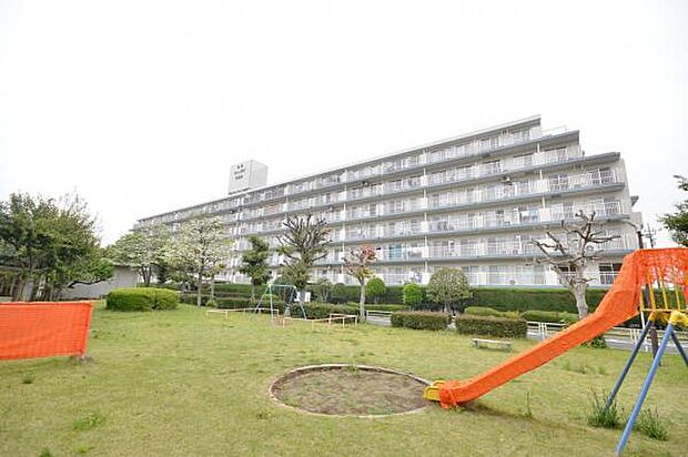 ■外観■昭和59年築のレトロマンション「若葉グリーンプラザ参番館」
