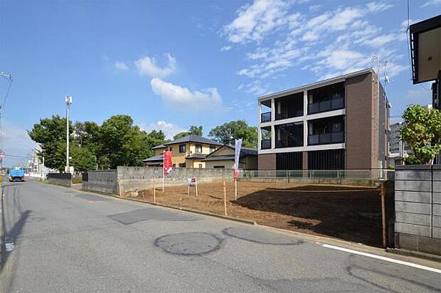 土地面積57.7坪のひろびろとした立地。