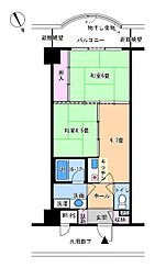 マリントピア天橋立8号館 1LDKの間取図画像