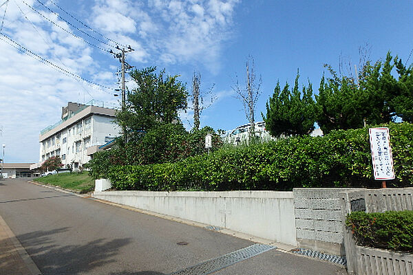 画像22:新潟市立山の下小学校（747m）