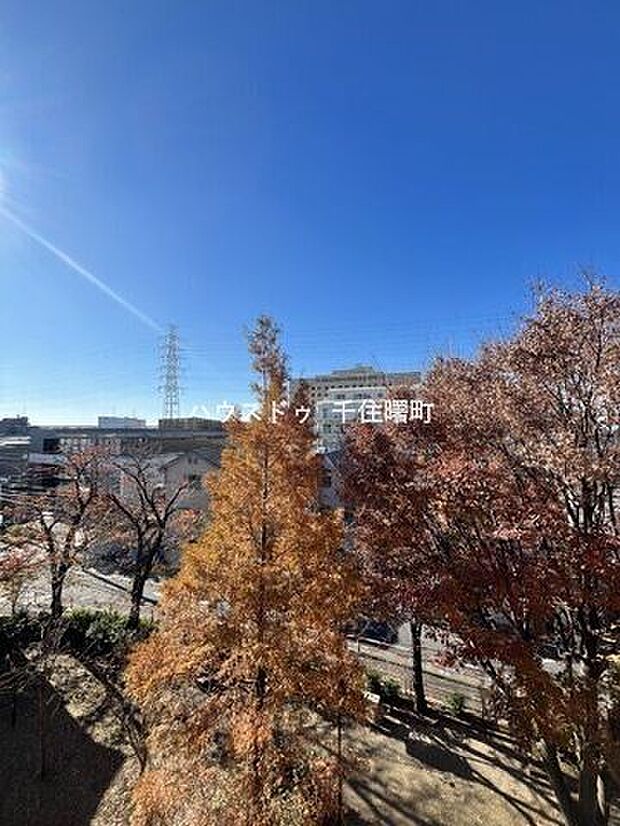 空が近い。そんな印象の眺望です。気持ちよく抜けた青空は日々の喧騒を忘れさせてくれます。