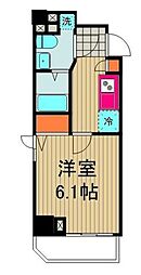 Ｖｅｒｏｎａ門前仲町Ｌｕｓｓｏ 4階1Kの間取り