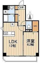 TSII 5階1LDKの間取り