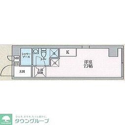 ＴＯＹＯ−ＩＣＨＩ　ＡＰＡＲＴＭＥＮＴ 5階ワンルームの間取り