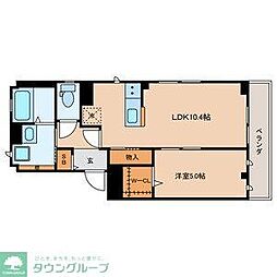 Ｂ 3階1LDKの間取り