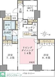 間取図画像 2SLDK