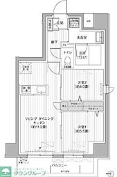 墨田区本所4丁目マンション 2LDKの間取図画像
