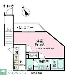 間取図画像 1K