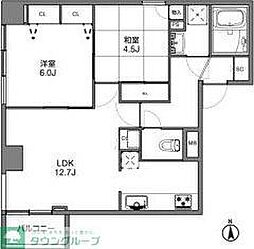 ベルフォーレ御徒町 2LDKの間取図画像