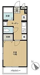 ゴールドエッグ南砂 1Kの間取図画像