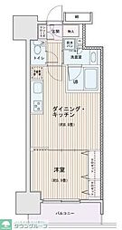 エスティメゾン錦糸町2 1LDKの間取図画像
