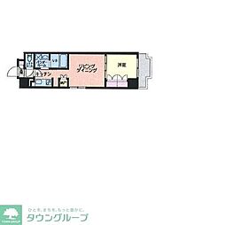 JUTOWERFRONT千石 1LDKの間取図画像