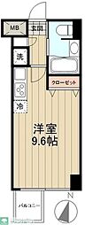 ラグジュアリーアパートメント森下 ワンルームの間取図画像