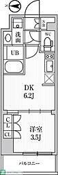 SEASONFLATS住吉 1DKの間取図画像