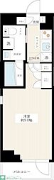AXAS木場アジールコート 1Kの間取図画像
