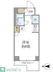 ウィンベル錦糸町NO3 ワンルームの間取図画像