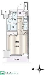 エスティメゾン錦糸町2 1Kの間取図画像