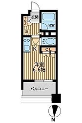 プロスペクト森下 ワンルームの間取図画像