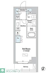 JPnoie錦糸町 ワンルームの間取図画像