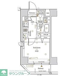 Ｌｏｇ武蔵小杉 7階1Kの間取り
