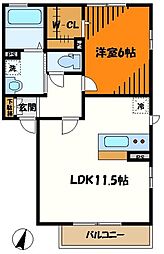 間取図画像 1LDK