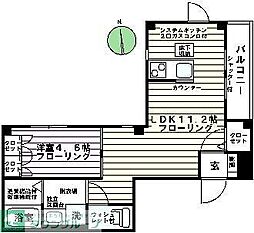 エトワールすみよし 1LDKの間取図画像