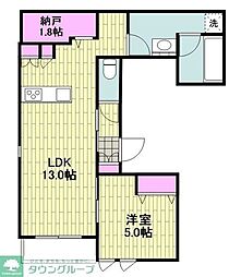 仮)古市場2丁目メゾン 1LDKの間取図画像