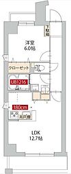 ラ・コリーヌ日吉 1LDKの間取図画像