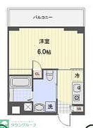 プロスペクト武蔵新城 ワンルームの間取図画像