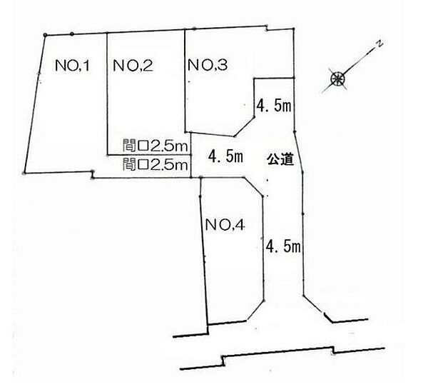 家族の暮らしやすさを第一に考えた区画図。敷地形状を活かした設計で、日当たりや風通しも良く快適な住空間を実現できます。