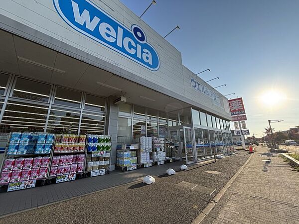 ウエルシア柏しいの木台店まで　744m　徒歩約10分