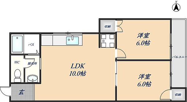 同じ建物の物件間取り写真 - ID:227083741438