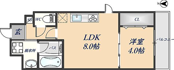 同じ建物の物件間取り写真 - ID:227075057326