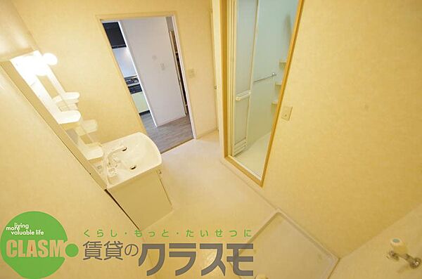画像12:ゆったりとスペースのある洗面所