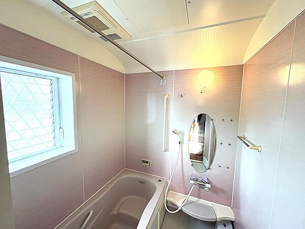 淡いピンクの色調で朝のシャワーも気持ち良くスタートできます