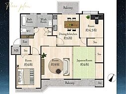 間取図画像 3LDK