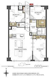 間取図画像 3LDK