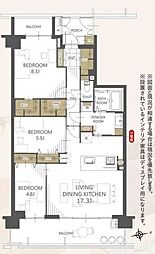 間取図画像 3LDK