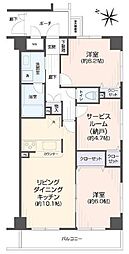グレイス習志野台 2SLKの間取図画像