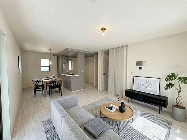 【Living】こちらの画像はAIによる家具イメージです。お部屋の雰囲気を感じてみてください♪