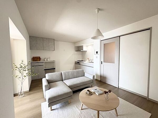 【Living】こちらの画像はAIによる家具イメージです。お部屋の雰囲気を感じてみてください♪