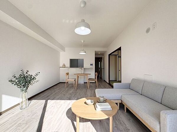 【Living】こちらの画像はAIによる家具イメージです。お部屋の雰囲気を感じてみてください♪