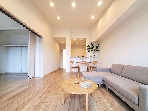【Living】こちらの画像はAIによる家具イメージです。お部屋の雰囲気を感じてみてください♪