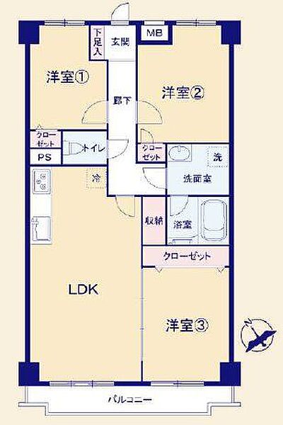 間取りを拡大表示